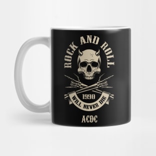 Never Die Ac dc Mug